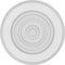 Ekena Millwork Standard Grayson Bullseye Rosette with Beveled Edge, 5"W x 5"H x 1"P ROSP050X050X100GRY03 - alternate 4